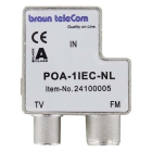 Coax splitter - Braun Telecom (TV/Radio)