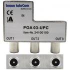 Braun Telecom Coax splitter - Braun Telecom (Vrouwelijk naar 3 x mannelijk) POA03-UPC K030408006