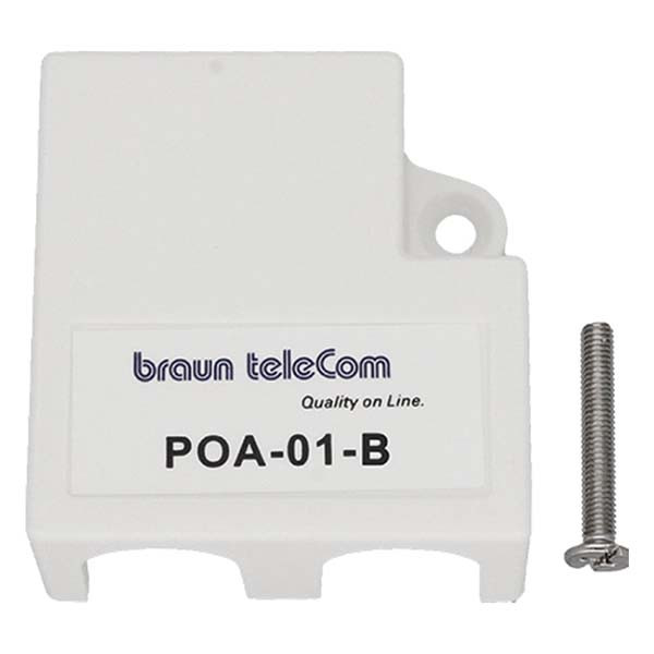 Braun Telecom Coax splitter - Braun telecom (Vrouwelijk naar 2x mannelijk) 99900901 POA-01-B K030408007 - 3