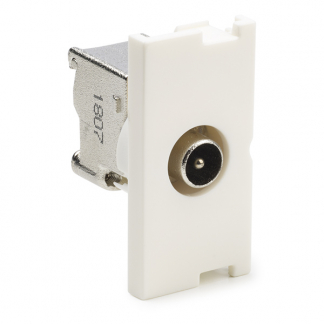 Braun Telecom Coax terminal voor RJ45 wandcontactdoos Technetix (Ziggo geschikt) 99911742 K060302299 - 1