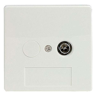 Braun Telecom Coax wandcontactdoos - Braun Telecom btv-01-SET (Ziggo gecertificeerd) 99900902 btv-01-SET K010408032 - 2