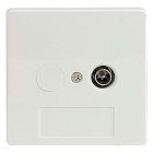 Braun Telecom Coax wandcontactdoos - Braun Telecom btv-01-SET (Ziggo gecertificeerd) 99900902 btv-01-SET K010408032 - 2