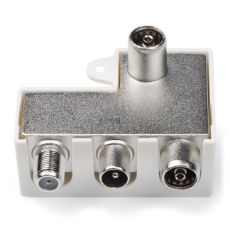 Braun Telecom KabelKeur Coax splitter - Braun Telecom (FM/TV/Internet) 99900905 POA03IEC-NL C030408003 - 1