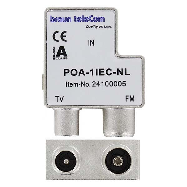 Braun Telecom KabelKeur Coax splitter - Braun Telecom (TV/Radio) 99900910 POA1IEC-NL C030408005 - 3