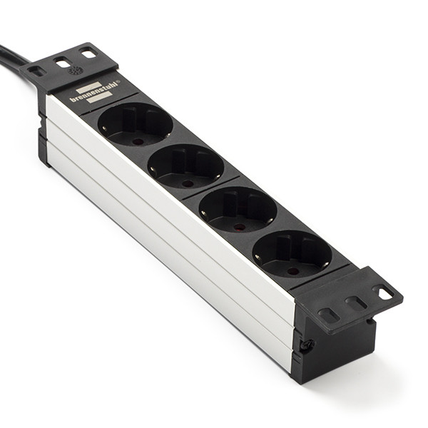 Brennenstuhl 10 inch stekkerdoos | Brennenstuhl | 2 meter (4-voudig, 1U) 1390007004 K060401128 - 1