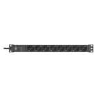 Brennenstuhl 19-inch stekkerdoos | Brennenstuhl | 2 meter (8-voudig, 1U, Overspanningsbeveiliging, Aluminium) 1390007308 K060401131 - 3