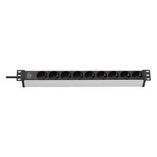 Brennenstuhl 19-inch stekkerdoos | Brennenstuhl | 2 meter (9-voudig, 1U, Aluminium) 1390007009 K010813804 - 2
