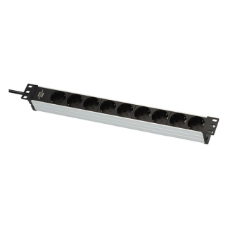 Brennenstuhl 19-inch stekkerdoos | Brennenstuhl | 2 meter (9-voudig, 1U, Aluminium) 1390007009 K010813804 - 3