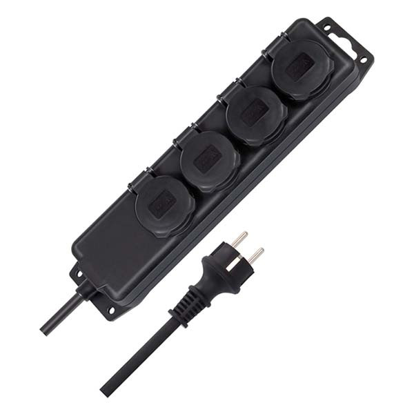 Brennenstuhl Buiten stekkerdoos | Brennenstuhl | 2 meter (4-voudig, IP44) 1159960 B060401122 - 2