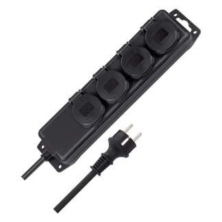 Brennenstuhl Buiten stekkerdoos | Brennenstuhl | 2 meter (4-voudig, IP44) 1159960 B060401122 - 2