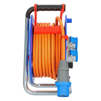 Brennenstuhl CEE kabelhaspel | Brennenstuhl | 25 meter (16A, 3x 2.5 mm², IP44, 2-voudig) 1182760100 K010806255 - 3