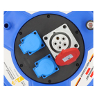 Brennenstuhl CEE kabelhaspel | Brennenstuhl | 30 meter (1 x CEE en 2x Schuko, 5x 2.5 mm², IP44, Bouwplaats) 1237980 K120300050 - 2