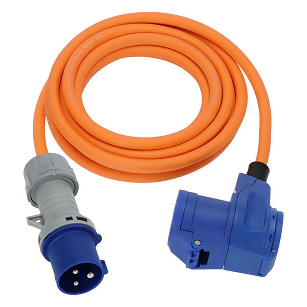 Brennenstuhl CEE verlengkabel | Brennenstuhl | 3 meter (16A, 230V, 3x2.5mm², IP44, CEE hoekkoppeling) 1167650303 K010806285 - 1