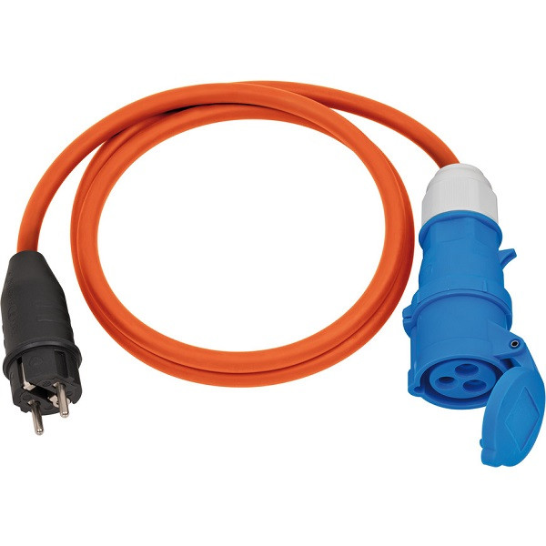 Brennenstuhl CEE verloopkabel | Brennenstuhl | 1.5 meter (16A, 230V, 3x2.5mm², Schuko naar CEE) 1132910025 K010806062 - 1