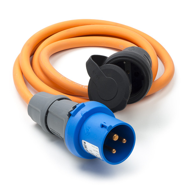 Brennenstuhl CEE verloopkabel | Brennenstuhl | 1.5 meter (16A, 230V, IP44, Schuko naar CEE mannelijk) 1132920025 K170202895 - 1