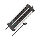 Brennenstuhl Duo Stekkerdoos 12-voudig | Brennenstuhl | 3 meter (Schakelbaar per 6, Aluminium) 1391000912 K120300067 - 2