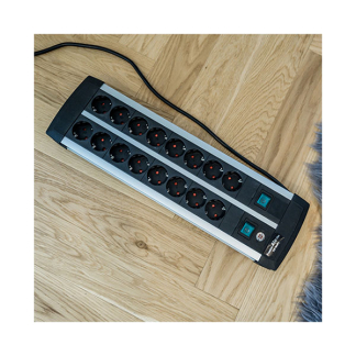 Brennenstuhl Duo Stekkerdoos 16-voudig | Brennenstuhl | 3 meter (Schakelbaar per 8, Aluminium) 1391000916 K120300068 - 6