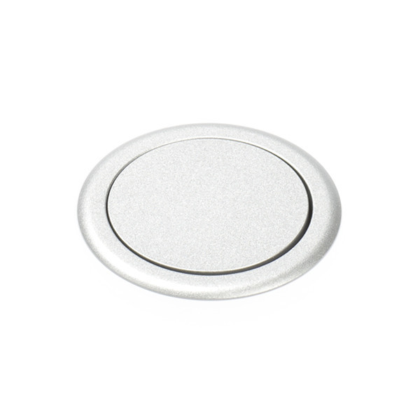 Brennenstuhl Inbouw bureau stopcontact | Brennenstuhl | 2 meter (3-voudig, 2 USB poorten, Aluminium) 1396200013 A010813013 - 2