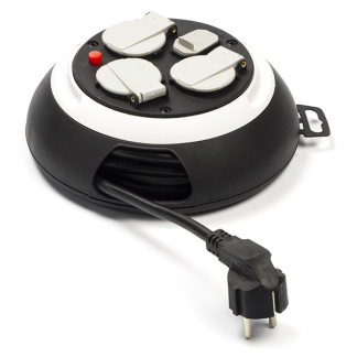 Brennenstuhl Kabelhaspel | Brennenstuhl | 3 meter (3-voudig, USB, IP20, 3x 1.5 mm²) 1109220600 K120300108 - 1