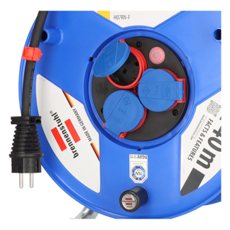 Brennenstuhl Kabelhaspel | Brennenstuhl | 40 meter (3-voudig, IP44, 3x 2.5 mm², Bouwplaats) 1233120 K010812017 - 2