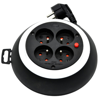 Brennenstuhl Penaarde kabelhaspel | Brennenstuhl  | 3 meter (4-voudig, IP20, 3x 1.5 mm²) 1109224 K120601053 - 3