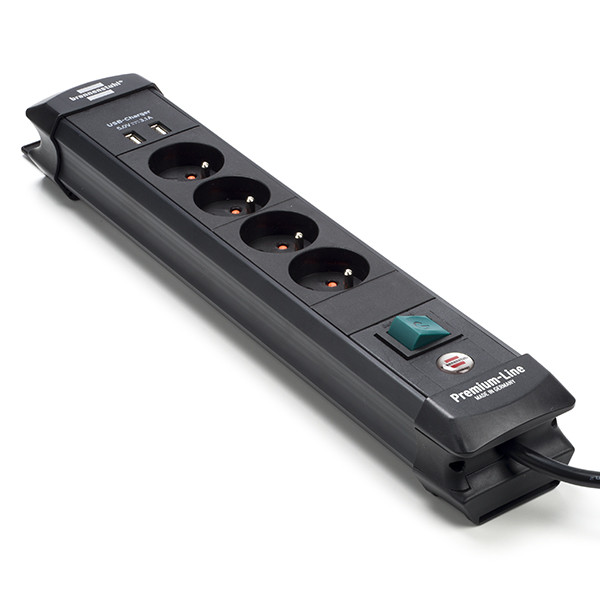 Brennenstuhl Penaarde stekkerdoos met USB | Brennenstuhl | 1.8 meter (4-voudig, Schakelaar) 1951144602 K120601025 - 1