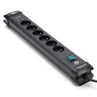 Brennenstuhl Penaarde stekkerdoos met USB | Brennenstuhl | 3 meter (6-voudig, Schakelaar) 1951164602 K120601026