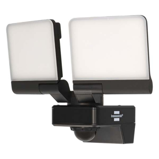Brennenstuhl Slimme led bouwlamp | Brennenstuhl Connect (Twee lichtkoppen, Wifi, 36W, 4300lm, Dimbaar, Bewegingssensor) 1179060020 K060401162 - 1