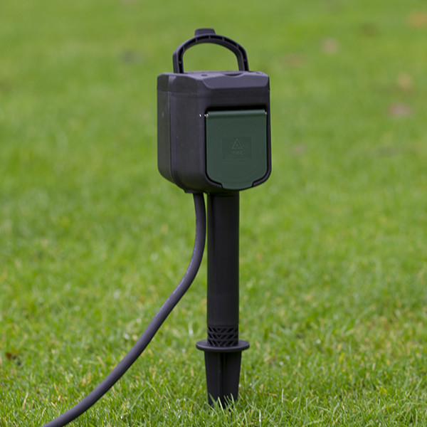 Brennenstuhl Slimme tuincontactdoos | Brennenstuhl | 1-voudig (Grondpen, Timer, Wifi, 10 meter) 1154540601 K060401112 - 1