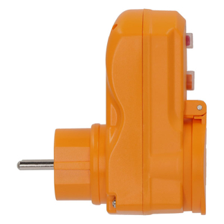 Brennenstuhl Stekker met overspanningsbeveiliging | Brennenstuhl (13.500 A, IP54, Geel, Tweepolig) 1290660 K120601125 - 3