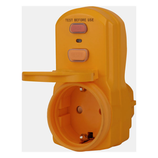 Brennenstuhl Stekker met overspanningsbeveiliging | Brennenstuhl (13.500 A, IP54, Geel, Tweepolig) 1290660 K120601125 - 5