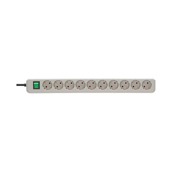 Brennenstuhl Stekkerdoos 10-voudig | Brennenstuhl | 3 meter (Schakelaar, Grijs) 1159350010 K060401102 - 4