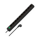 Brennenstuhl Stekkerdoos 10-voudig | Brennenstuhl | 3 meter (Schakelaar, Zwart) 1159300010 K010813500 - 2