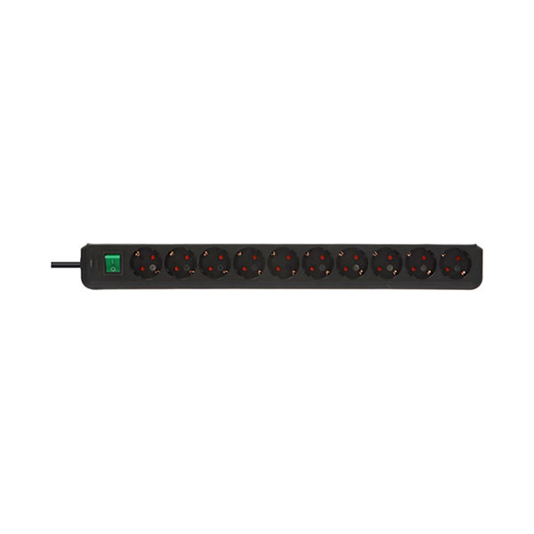 Brennenstuhl Stekkerdoos 10-voudig | Brennenstuhl | 3 meter (Schakelaar, Zwart) 1159300010 K010813500 - 4