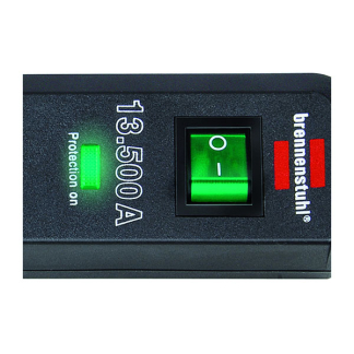 Brennenstuhl Stekkerdoos 3-voudig | Brennenstuhl | 1.5 meter (Overspanningsbeveiliging, 13.500 A, Schakelaar) 1158820315 K010813011 - 2