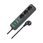 Brennenstuhl Stekkerdoos 3-voudig | Brennenstuhl | 1.5 meter (Overspanningsbeveiliging, 13.500 A, Schakelaar, Zwart) 1158810315 K060401101 - 2