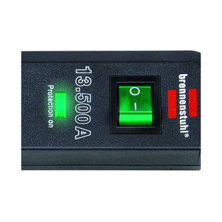 Brennenstuhl Stekkerdoos 3-voudig | Brennenstuhl | 1.5 meter (Overspanningsbeveiliging, 13.500 A, Schakelaar, Zwart) 1158810315 K060401101 - 3