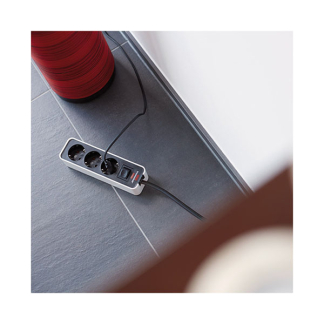 Brennenstuhl Stekkerdoos 3-voudig | Brennenstuhl | 1.5 meter (Schakelaar, Wit/Zwart) 1153230020 K120300074 - 7