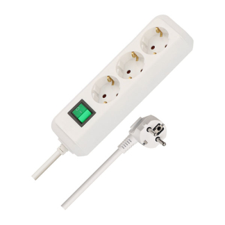 Brennenstuhl Stekkerdoos 3-voudig | Brennenstuhl | 3 meter (Schakelaar, Wit) 1152320400 K010813007 - 2