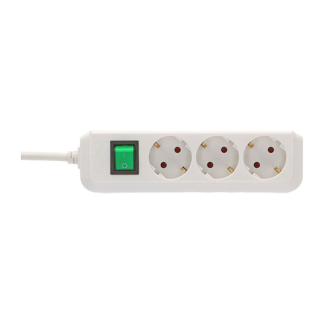 Brennenstuhl Stekkerdoos 3-voudig | Brennenstuhl | 3 meter (Schakelaar, Wit) 1152320400 K010813007 - 3