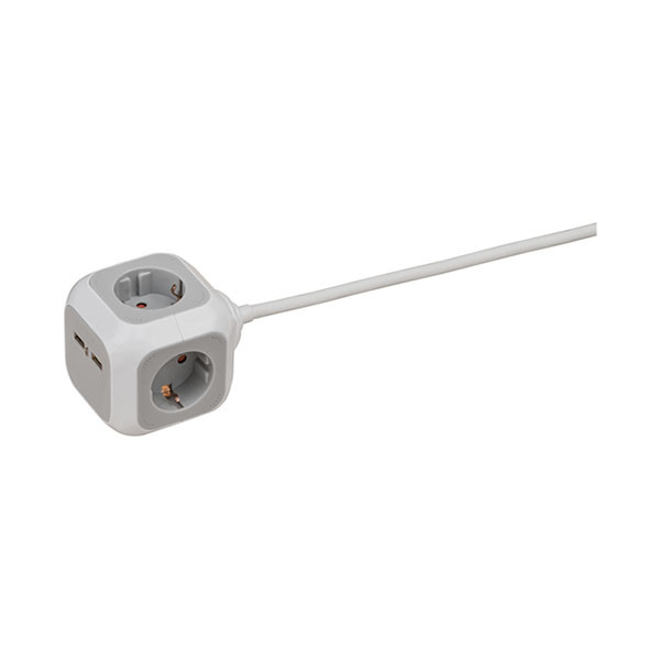 Brennenstuhl Stekkerdoos 4-voudig | Brennenstuhl | 1.4 meter (2 USB poorten) 1150100 K120300104 - 3