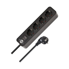 Brennenstuhl Stekkerdoos 4-voudig | Brennenstuhl | 1.5 meter (Schakelaar, Zwart) 1153240000 K120300076 - 2