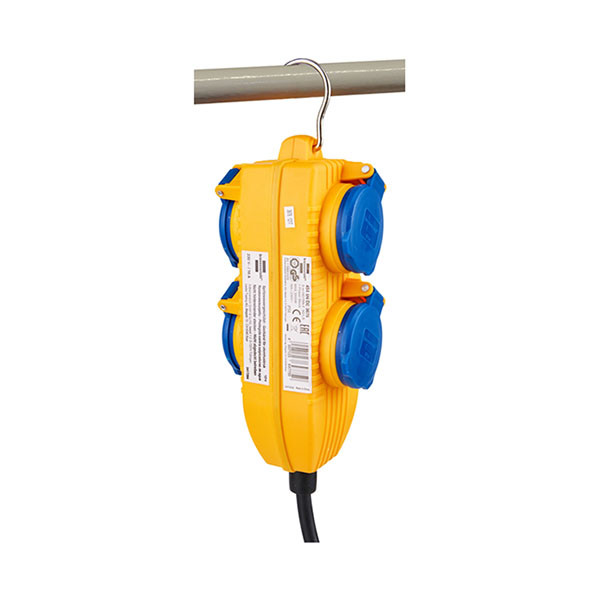 Brennenstuhl Stekkerdoos 4-voudig | Brennenstuhl | 5 meter (Bouwplaats, IP54) 1169200010 K010813123 - 3