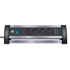 Brennenstuhl Stekkerdoos 4-voudig - Brennenstuhl - 1.8 meter (Desktop, 2 USB poorten, Schakelaar, Aluminium) 1394000514 K010813118 Brennenstuhl Stekkerdoos 4-voudig - Brennenstuhl - 1.8 meter (Desktop, 2 USB poorten, Schakelaar, Aluminium) 1394000514 K010813118
