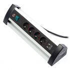 Brennenstuhl Stekkerdoos 4-voudig - Brennenstuhl - 1.8 meter (Desktop, 2 USB poorten, Schakelaar, Aluminium) 1394000534 K010813420 Brennenstuhl Stekkerdoos 4-voudig - Brennenstuhl - 1.8 meter (Desktop, 2 USB poorten, Schakelaar, Aluminium) 1394000534 K010813420