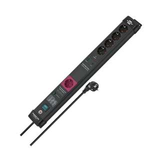 Brennenstuhl Stekkerdoos 5-voudig | Brennenstuhl | 3 meter (Overspanningsbeveiliging, 60.000 A, Schakelaar, Master Slave) 1951150500 K060401144 - 2