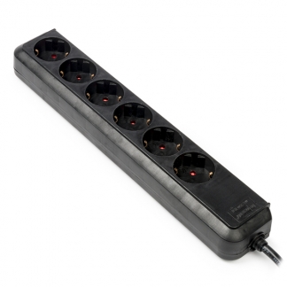 Brennenstuhl Stekkerdoos 6-voudig | Brennenstuhl | 1.5 meter (Zwart) 1159400015 K010813300 - 1