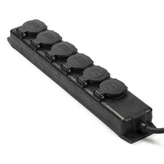 Brennenstuhl Stekkerdoos 6-voudig | Brennenstuhl | 2 meter (Binnen/Buiten) 1159970 K060401123 - 1