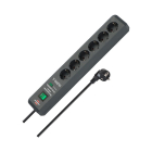 Brennenstuhl Stekkerdoos 6-voudig | Brennenstuhl | 2 meter (Overspanningsbeveiliging, 19.500 A, Schakelaar) 1159540366 K060401107 - 2