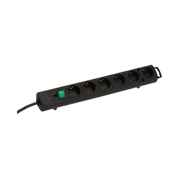 Brennenstuhl Stekkerdoos 6-voudig | Brennenstuhl | 2 meter (Schakelaar, platte stekker) 1153300100 K010813323 - 6